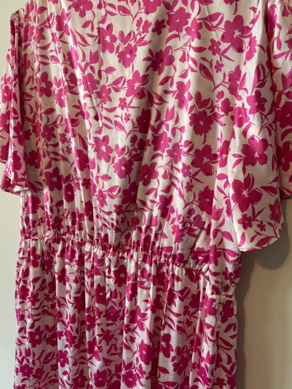 Draper James RSVP Pink Floral Spring Wedding Guest Maxi Dress Womens Size XL - Picture 11 of 13